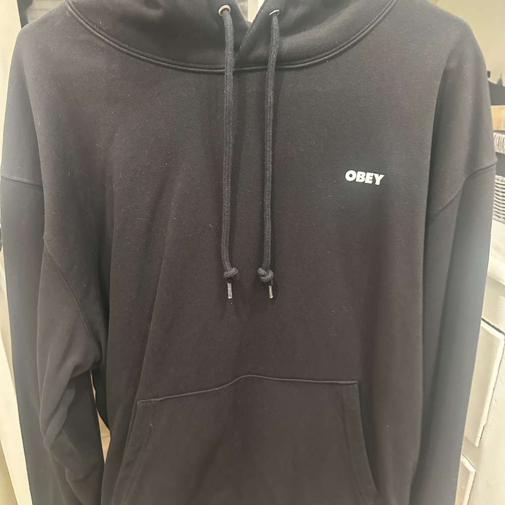 Obey Classic Black Hoodie